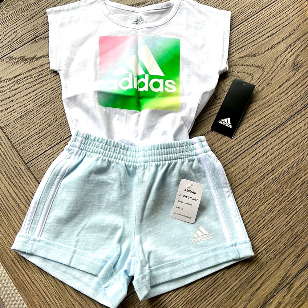 Adidas set toddler girl